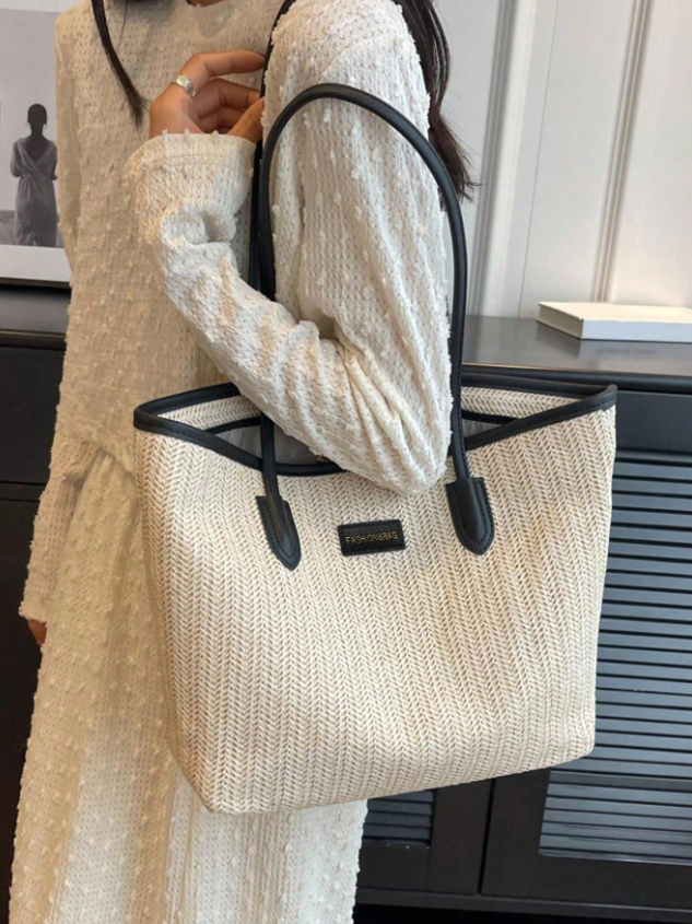 Santorini beach bag