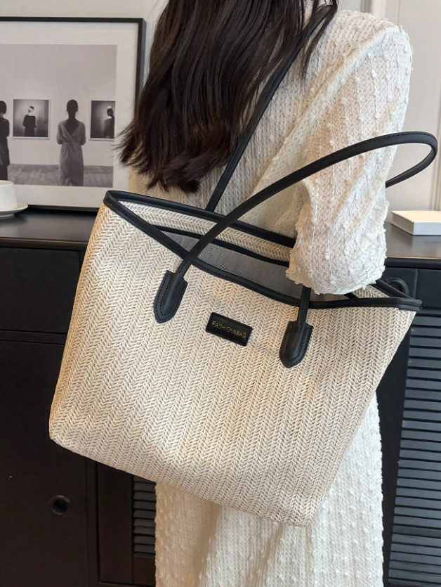 Santorini beach bag