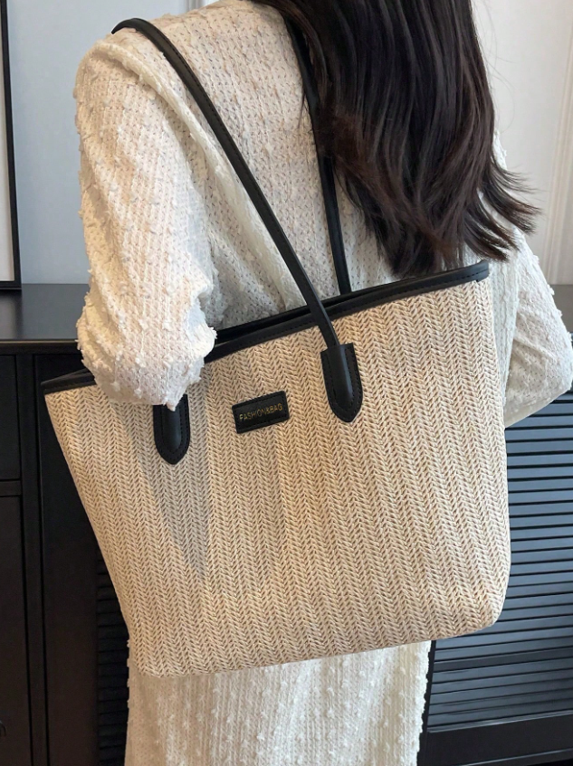 Santorini beach bag