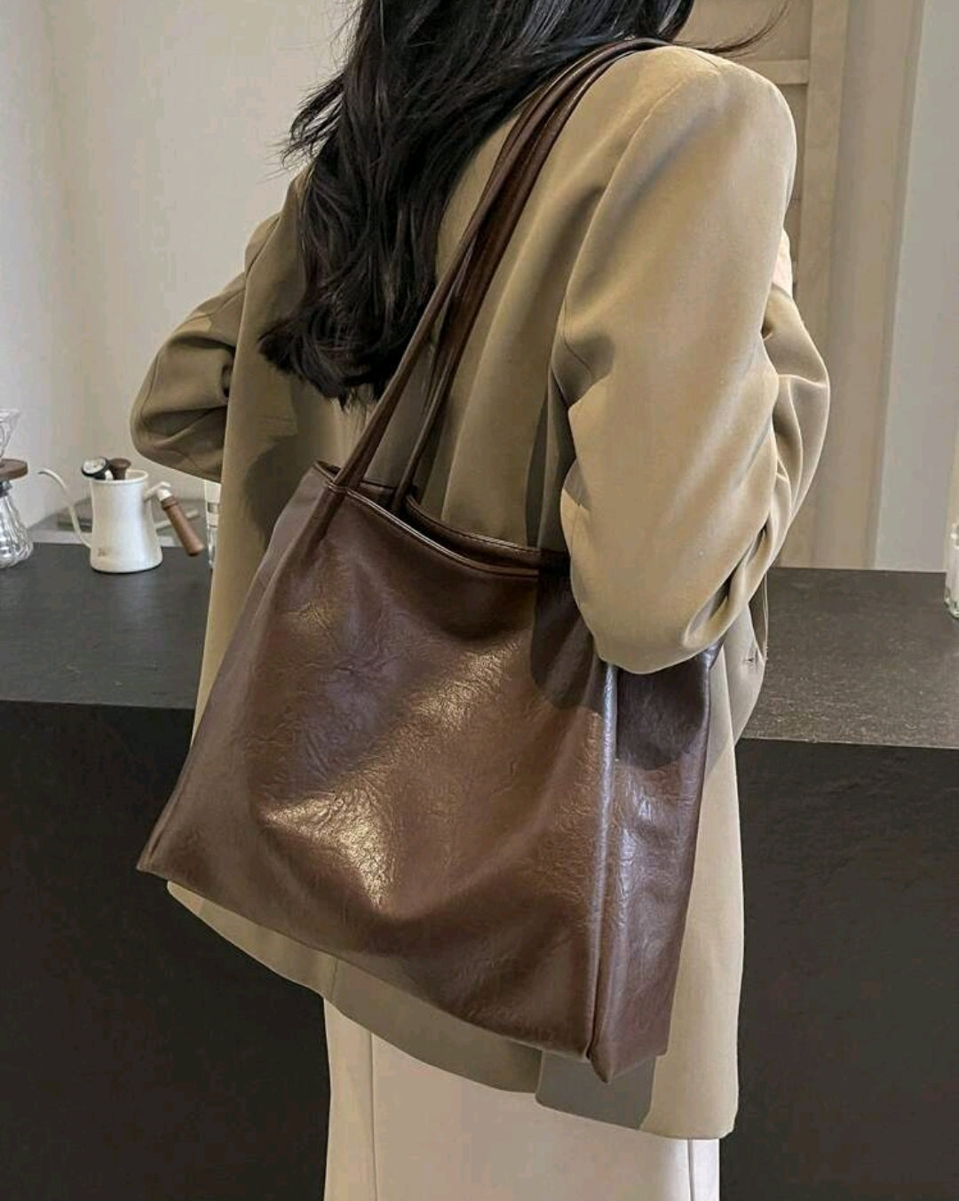 Brown handbag