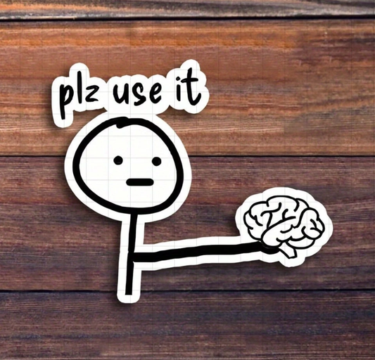 "Please use this" sticker (1pc) (Copie) - Kamuxury