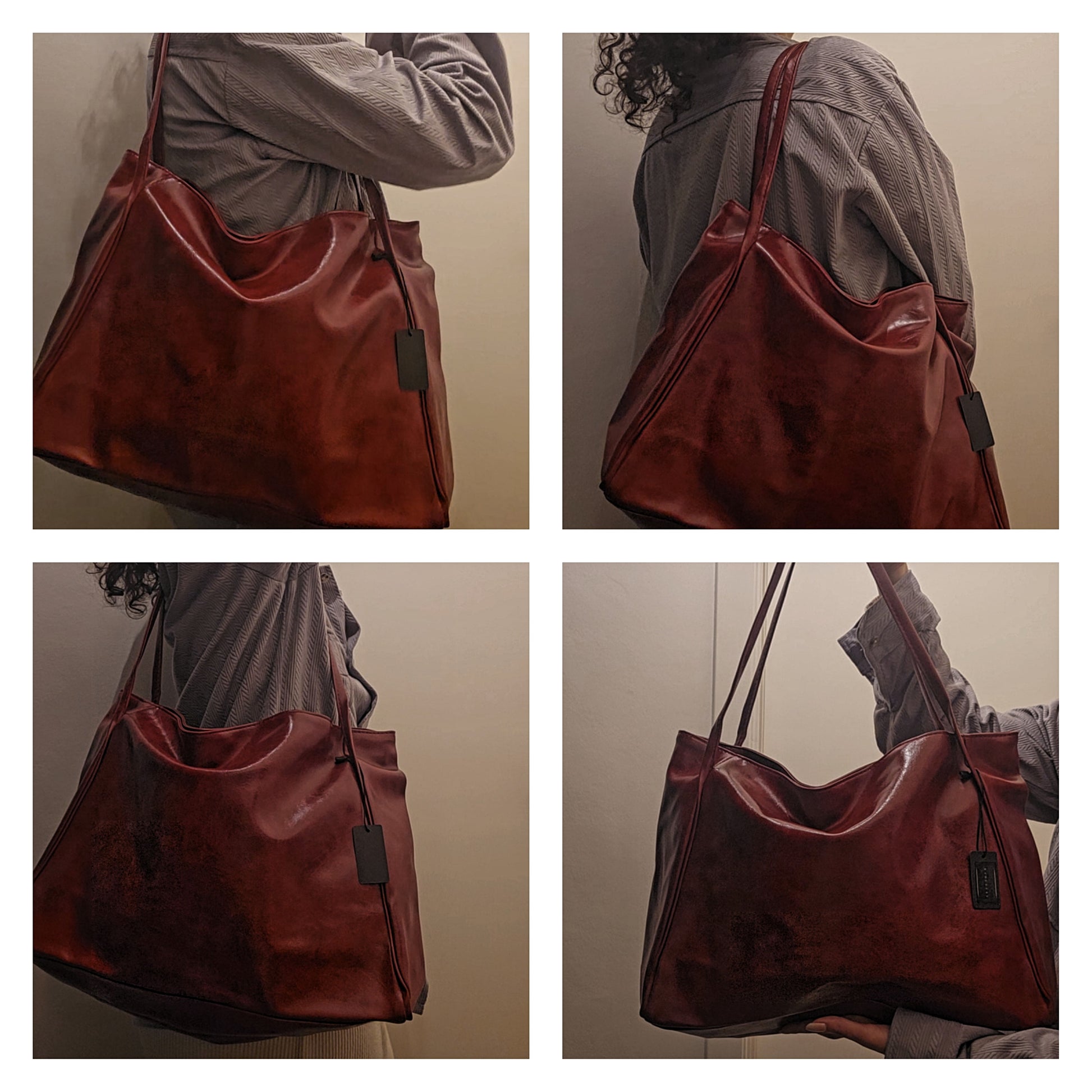 Must Have Collection : Big burgundy bag - Kamuxury