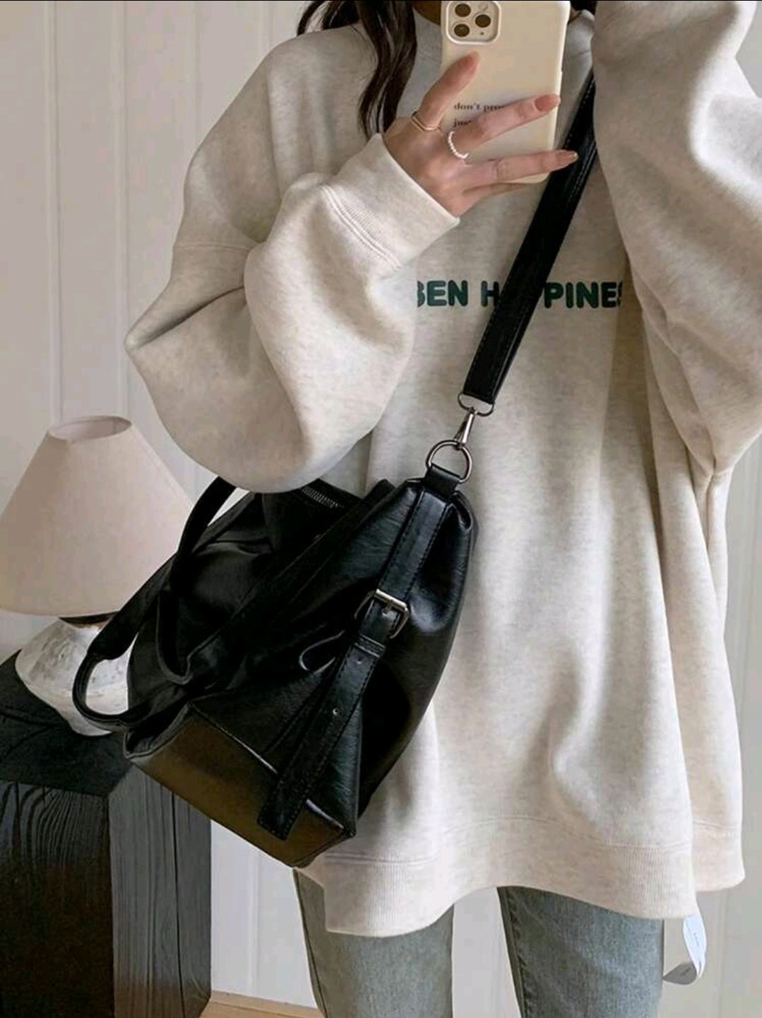 Veloria Collection : Oversized bag for school - Kamuxury
