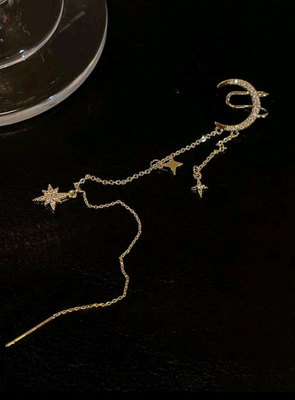 Luna collection : One piece earring - Kamuxury