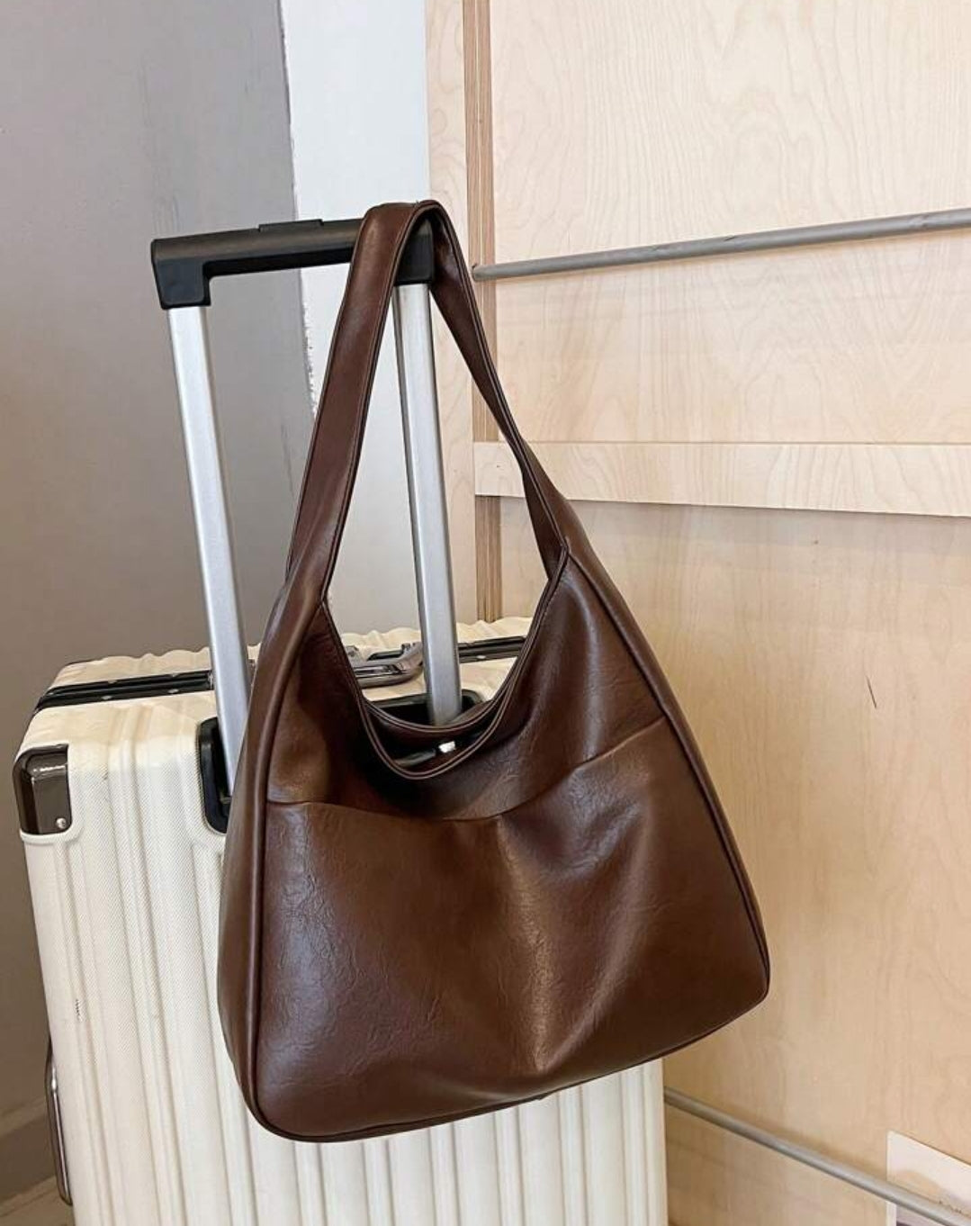 Brown handbag