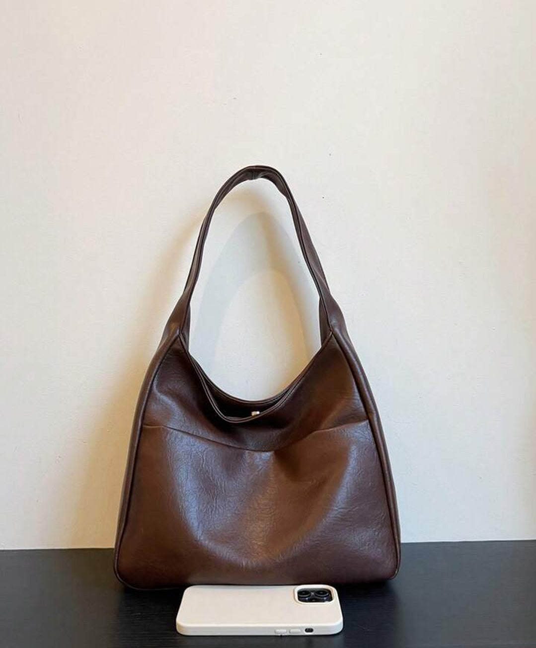 Brown handbag