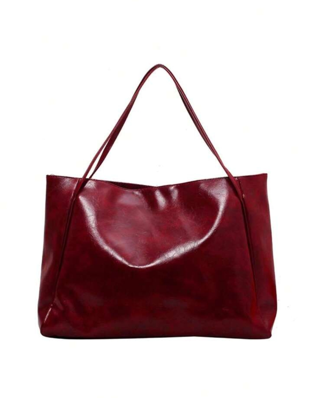 Big burgundy bag