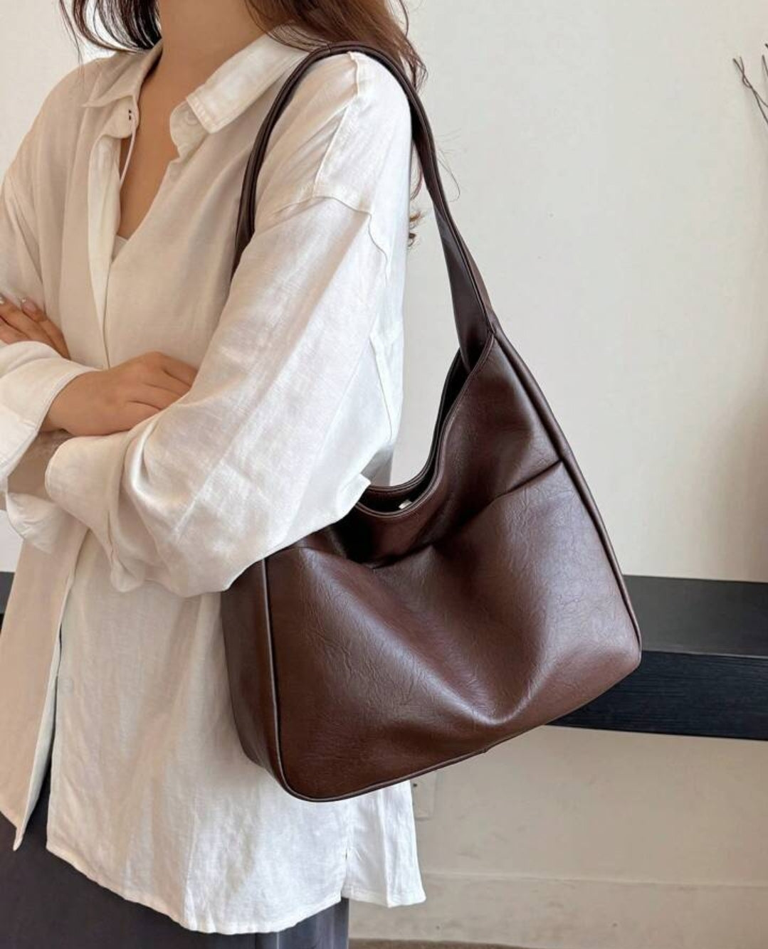 Brown handbag